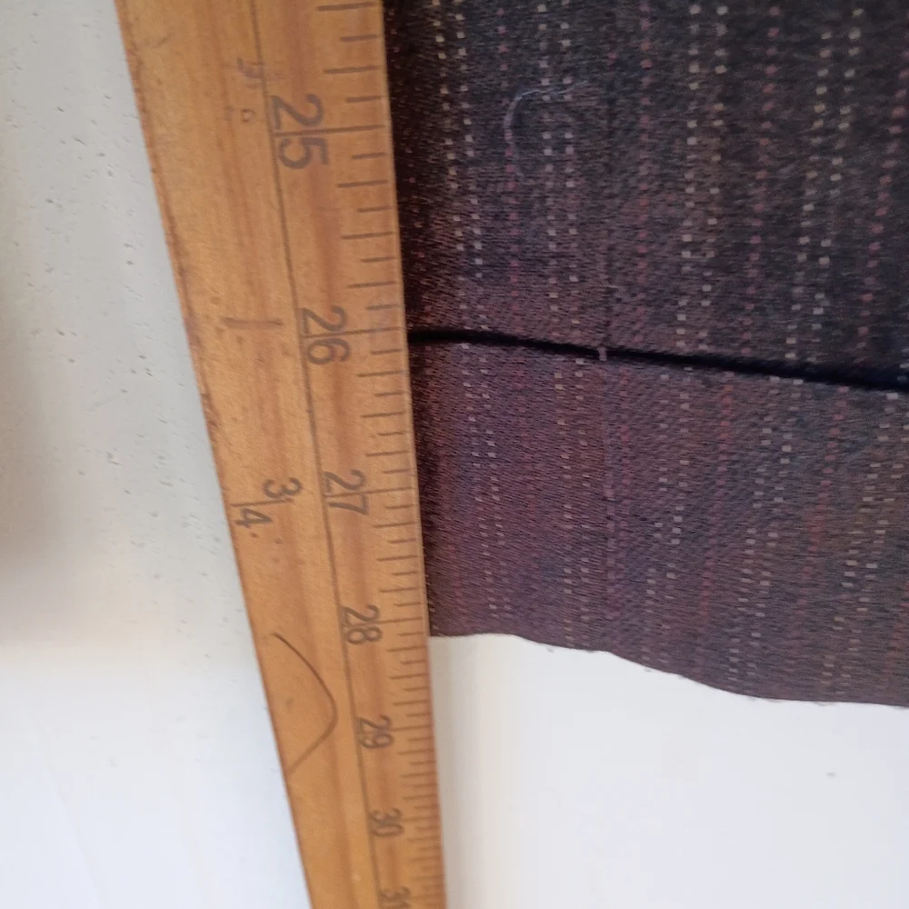 CAbi Women's Size 2 Brown Pinstripe Wide Leg Career Dress Pants‎